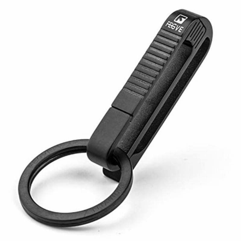 Tisur キーホルダー 車用 チタン カラビナ おしゃれ キークリップ 車 自転車 バイク 家 鍵 プレゼント ギフト ブラック Rk1 通販 Lineポイント最大0 5 Get Lineショッピング