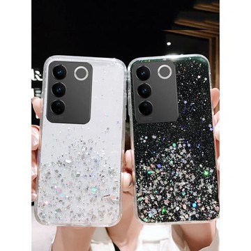 適用VIVOV40手機殼V27 PRO防摔Y36保護套Y35 4G卡通V29硅膠Y27情侶S16 5G網紅Y02S女款Y78時尚透明Y21軟g2