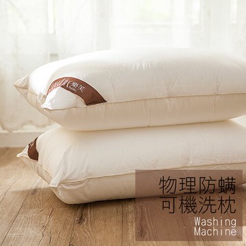 戀家小舖 枕頭 / 防蹣枕【樂芙物理性防蹣枕-單入】表布微米技術編織 台灣製