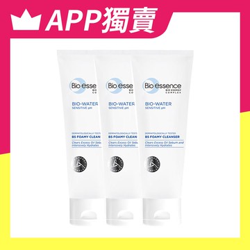 【Bio essence碧歐斯】水感舒緩B5潔面霜(100g)x3