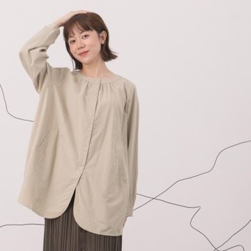 【MOSS CLUB】天絲棉繭型開襟中長版長袖上衣 深綠 卡