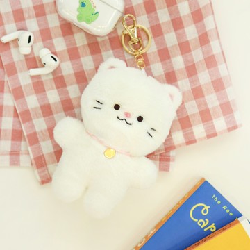 MOCHITOWN 揉揉三劍客 娃娃鑰匙圈  18cm  Ode Cat  1個