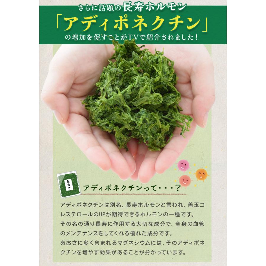 あおさのり 三重県産 ９０ｇ メール便送料無料 海藻 アオサ 海苔 チャック付袋入 お買得 NP