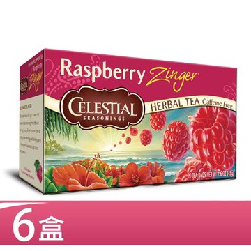 【Celestial 詩尚草本】 美國進口 覆盆子活力茶6盒優惠組(20環保包 x 6)