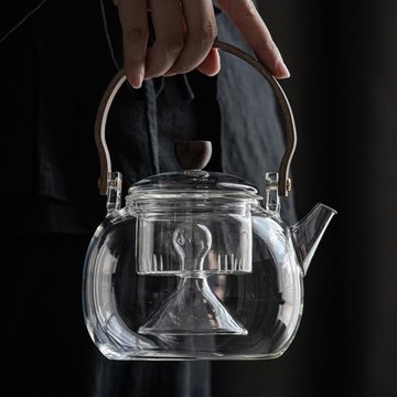 舊望格玻璃煮茶壺雙內膽大容量兩用煮茶器電陶爐家用燒水泡茶壺