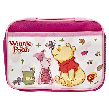 Winnie the Pooh 小熊維尼 方型便當袋 WP7A33-42 0.13kg  26 x 23 x 15cm  小熊維尼 粉色  1個