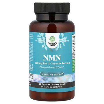 Nature's Craft, Β-煙酰胺單核苷酸，60 粒膠囊（每粒膠囊 250 毫克）