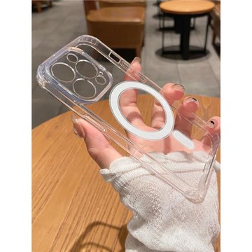 iPhone14ProMax磁吸手機殼蘋果15Pro保護套13無線充電12透明16新款xr男女por防摔11全包鏡頭簡約超薄Plus適用