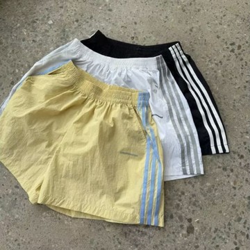 【速乾防水】ins美式三條槓速乾短褲夏季薄款透氣寬鬆休閒沙灘褲