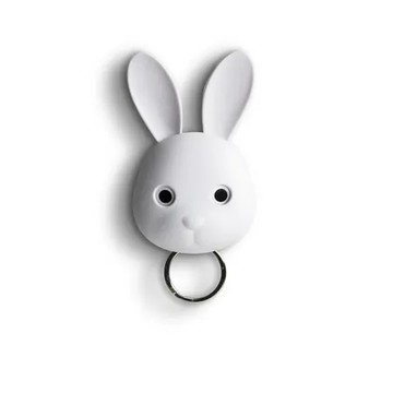 邦妮兔-鑰匙圈(白)【QUALY】 TAAZE讀冊生活