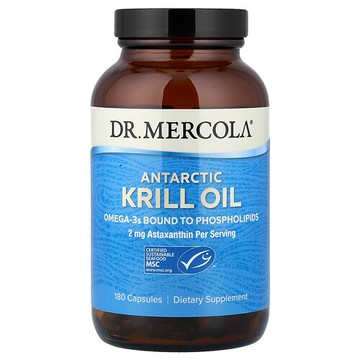 Dr. Mercola, 南極磷蝦油，180 粒膠囊