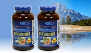 喜又美 加州含鋅螺旋藻(美國原裝進口) 360錠/瓶買4送1