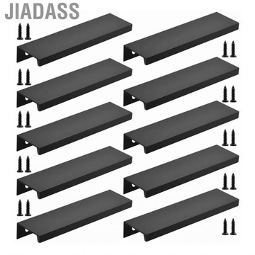 jiadass vingvo 10pcs鋁合金隱藏旋鈕櫃臥室的手指