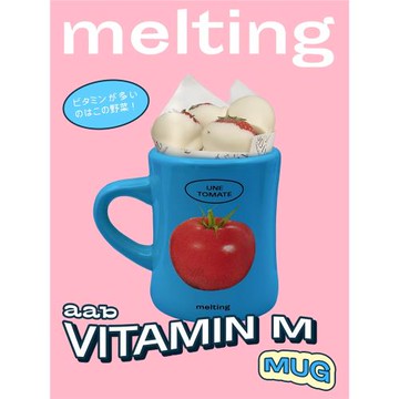 aab原創番茄青椒藍色收腰馬克杯橘色咖啡牛奶可愛禮物烤箱微波爐