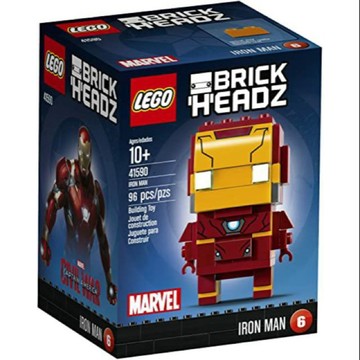 💗芸芸積木💗已售完!! LEGO 41590 鋼鐵人 美國隊長3：英雄內戰 大頭 Brickheadz系列