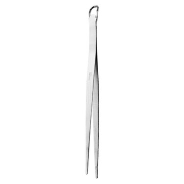 PEDRINI Gadget 直柄擺盤鑷子 32 x 5 x 1.8cm  1支  銀色