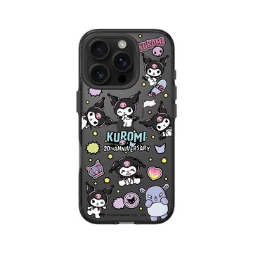 iPhone 16 Pro Clear 酷墨灰 - 三麗鷗-酷洛米20週年 - 酷玩系列-表情包