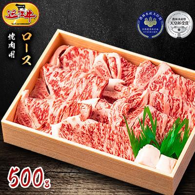 ふるさと納税 竜王町 「近江牛」ロース　焼肉用　500g