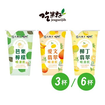 【大苑子 x 吃果籽】聯名款手搖吸凍飲 220g (3入組/6入組)