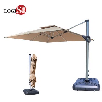 LOGIS邏爵家具－3米戶外遮陽傘 戶外傘含座【JA-300XX-A】