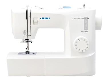 JUKI HZL-290-S 電動 縫紉機 裁縫機 附踏板 34種花樣 自動釦洞 LED燈 家用 入門 初學 日本代購