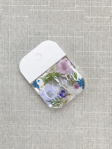 【DIY押花噴霧瓶－森巴款】自訂名字 客製化 消毒瓶 防疫用品