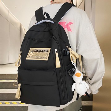 𝑳𝒖𝒄𝒌𝒚 𝒑𝒂𝒄𝒌✨休閒百搭書包大學生初高中生大容量簡約雙肩電腦背包男女時尚