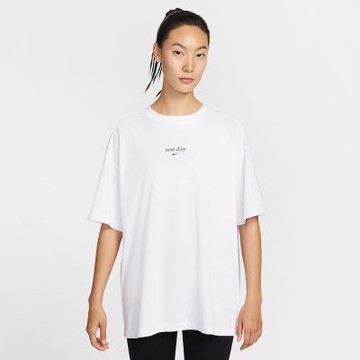 NIKE 短袖上衣 女 寬鬆 速乾 AS W NK DF SS TEE PUMP COVER 2 白 IQ2757-100