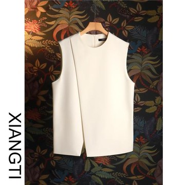 XT馬甲女新款2025新款法式高級感無袖春秋季時尚大氣上衣外穿