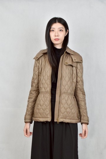 (M) burberry綠色連帽外套