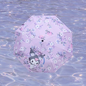 晴雨傘🎀 庫洛米晴雨傘防曬紫外線折疊三折傘晴雨兩用遮陽傘學生便捷卡通傘