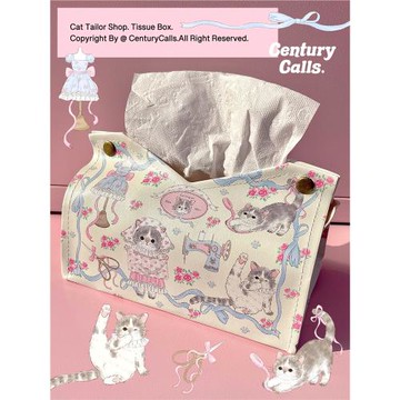 [貓貓裁縫鋪]紙巾盒抽紙盒輕奢藝術禮物ins高級可愛個性車載家用