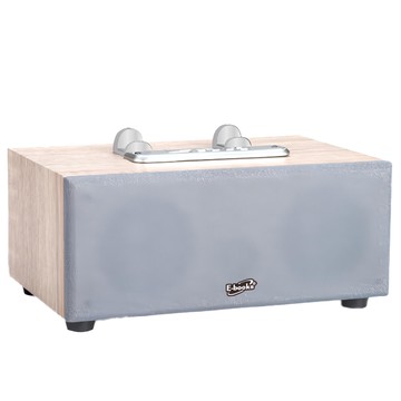 E-books D39 木質支架藍牙喇叭 2合1手機支架 10W大功率雙喇叭  E-EPD226  木紋