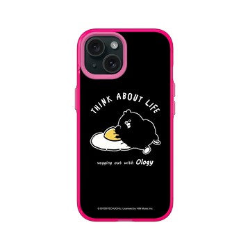 iPhone 15 Clear 粉漾桃 - 奧樂雞 Ology - 我很懶