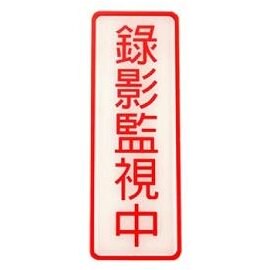 W.I.P   801   錄影監視中標示牌 /  個【APP滿額下單10%點數(單一帳號最高5000點)】1/31止