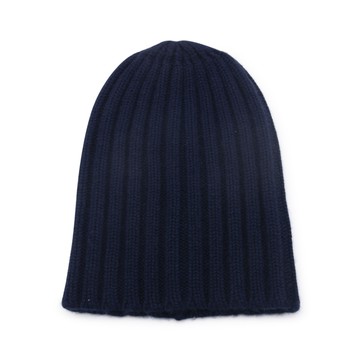 Laneus - Blue Navy Cashmere Beanie