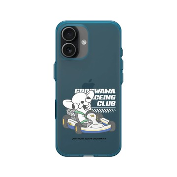 iPhone 17 Clear (相機按鈕) 夜幕藍 - Godgwawa 變種吉娃娃 - 吉速狂飆