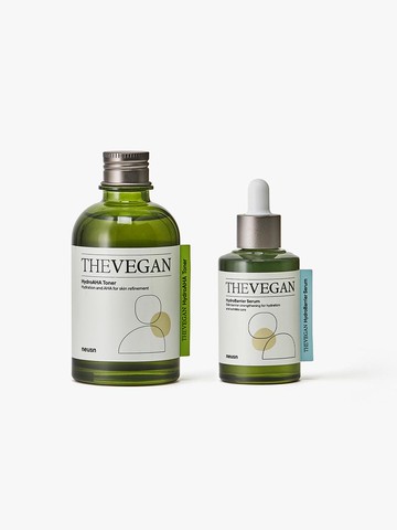 NUSUN Derby Gun Hydro AHA Toner 150ml Barrier Serum 50ml Value Set