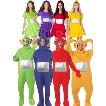 天線寶寶cosplay卡通連體衣男女冬季可愛動漫搞怪可外穿表演服裝