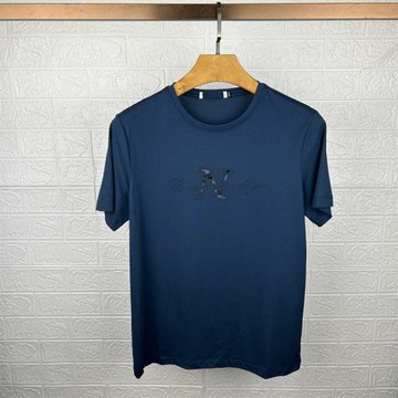 夏季新款簡約圓領針織棉潞稼親膚舒適高彈力短袖T恤799