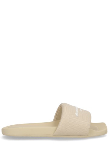 alexander wang slip-on slipper