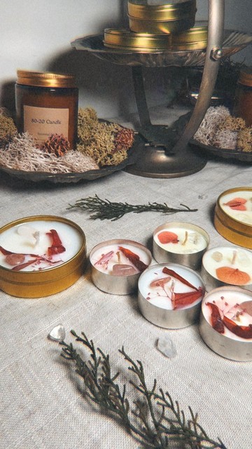 8020 純精油療癒蠟燭 單方