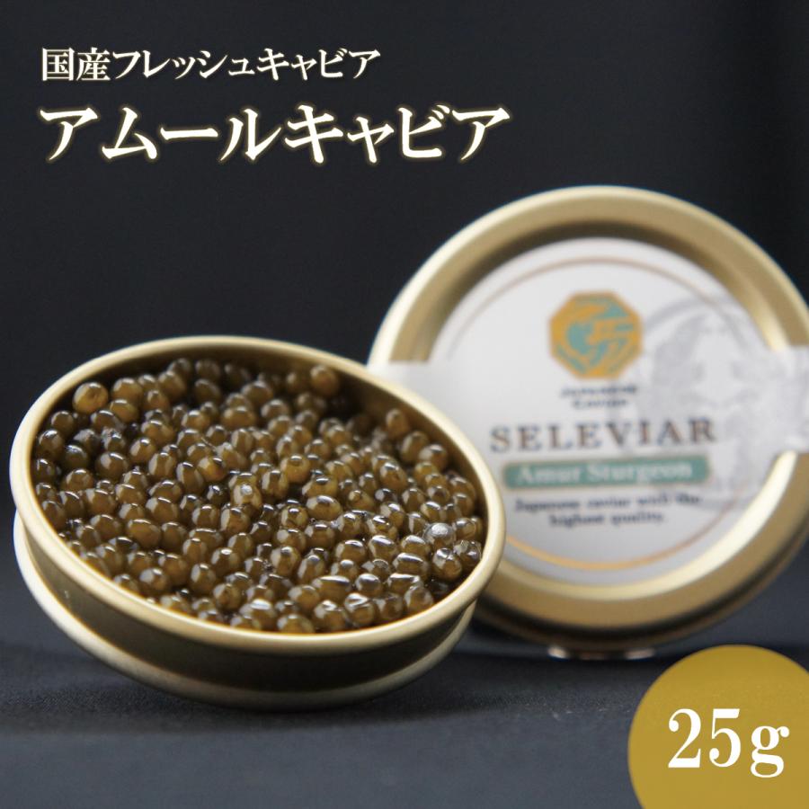 国産キャビア　アムールキャビア25g 　島根県産