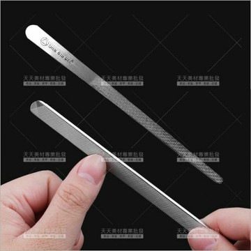 不銹鋼指甲銼刀-單入[88338]指甲彩繪磨指甲