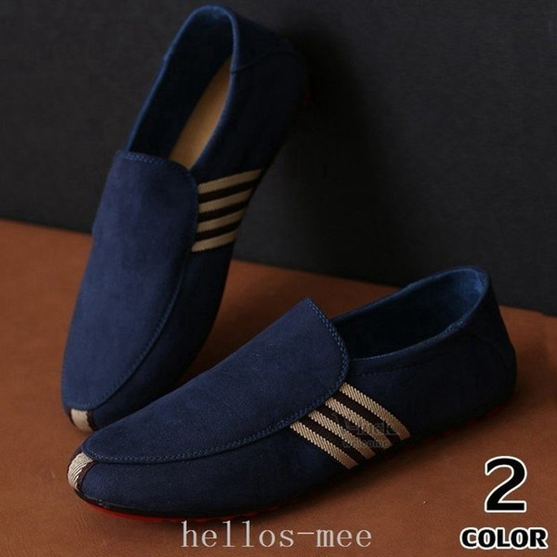 カジュアルシューズスリッポンメンズ靴シューズローファーメンズシューズおしゃれ秋 通販 Lineポイント最大get Lineショッピング