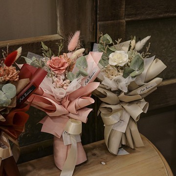 【遇見恆久】平凡的愛永生玫瑰花束 共5款