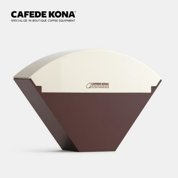 CAFEDE KONA 扇形濾紙盒(V60濾紙收納盒)扇型濾紙防塵盒