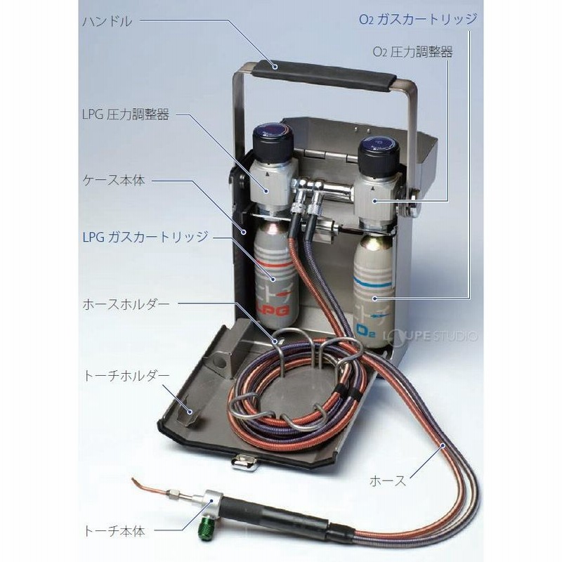 ミニトーチ NT-PRO 小型溶接機 L13002 日本炭酸瓦斯 ロウ付け 工具 