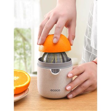 日本進口MUJIΕ簡易手動榨汁機小型便攜式家用橙汁壓榨器水果橙子