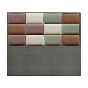 IHouse-修米亞 北歐風貓抓皮床頭片 雙人5尺